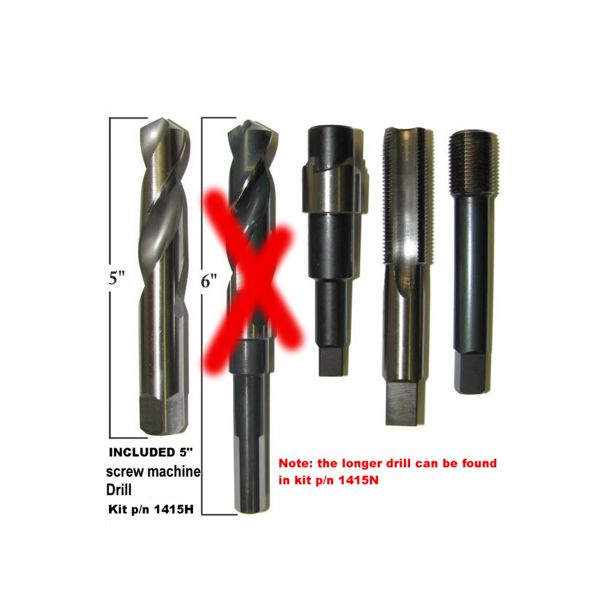 1/2-13 Kit with .650 Stainless Inserts P/n 0121A