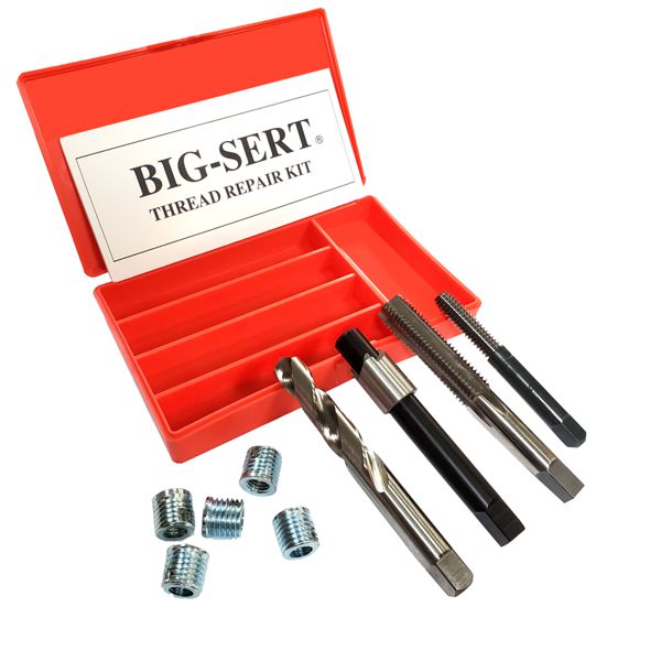 BIG-SERT M10x1.5 Kit with 9.4mm inserts & tap guide