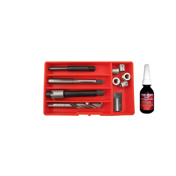 BIG-SERT M10x1.0 kit with 2) 9mm inserts, 3) 15mm inserts tap guide & sealer